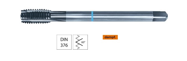 Taraud machine métrique débouchant HSSE - INOX - Gamme économique Fortis GT Format 1637 