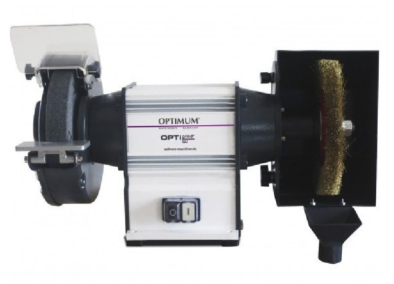 Touret combiné meule-brosse 200 mm 600W GU20B - Gamme Pro OptiGrind	